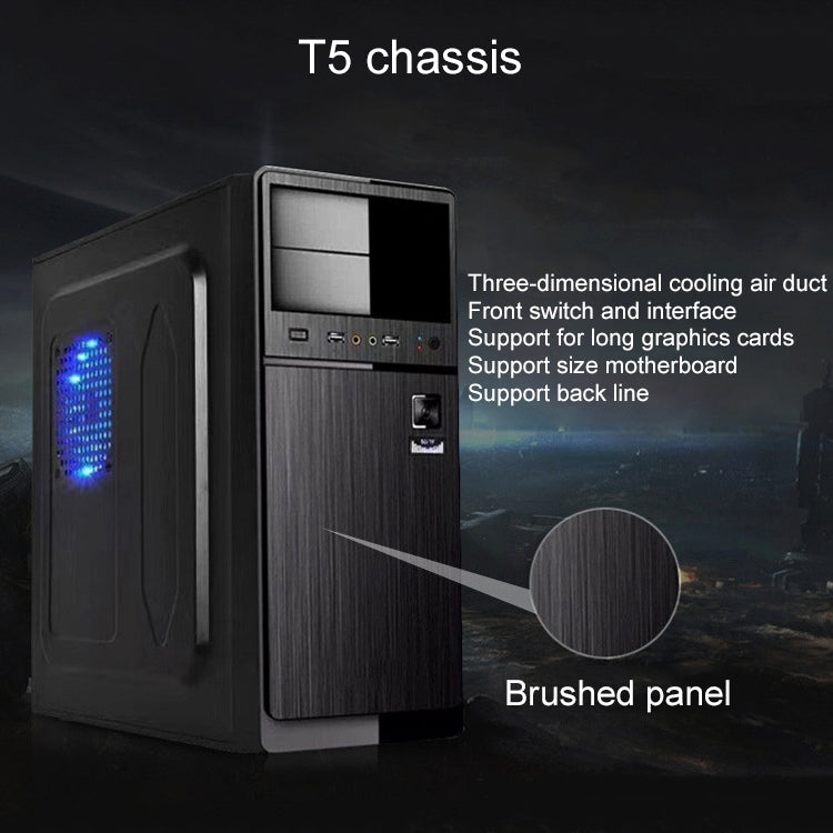 T5 USB 2.0 Main Chassis 400x190x410mm Micro-ATX / ATX PC PC Desktop Computer Case, T5