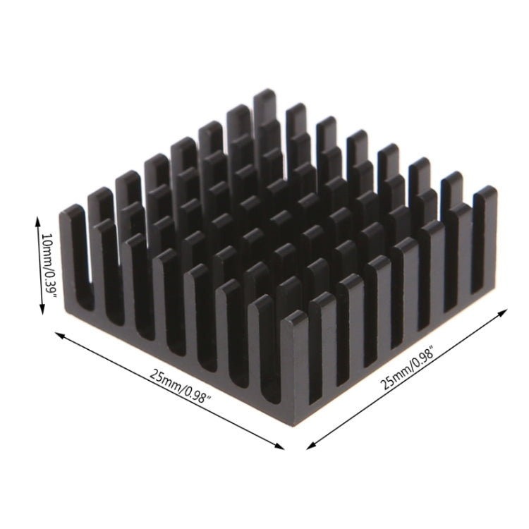 5 PCS Computer Cooler Radiator Aluminum Heatsink Heat sink for Electronic Chip Heat dissipation Cooling Pads