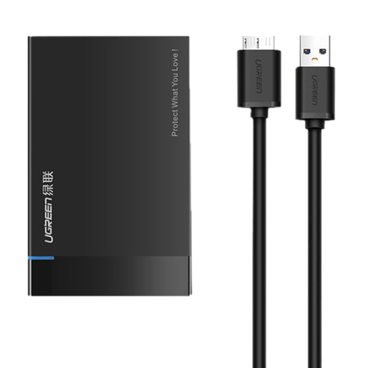 UGREEN US221 HDD Enclosure 2.5 inch SATA to USB 3.0 SSD Adapter Hard Disk Drive Box External HDD Case, Support UASP Protocol