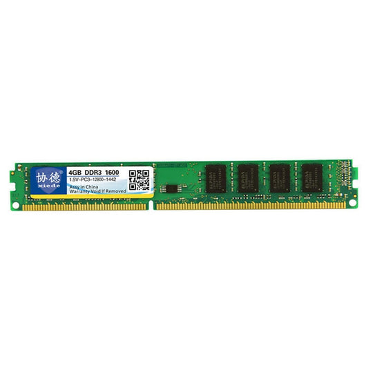 XIEDE X034 DDR3 1600MHz 4GB 1.5V General Full Compatibility Memory RAM Module for Desktop PC, 1600MHz 4GB 1.5V General Full Compatibility