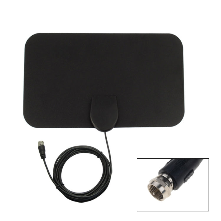 AN-1001 5dBi/25dBi Indoor HDTV Antenna with Dual-side Sticker, VHF170-230/UHF470-862MHz, AN-1001