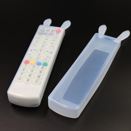 5 PCS Rabbit Design Long Air Conditioning / TV / Smart TV Box Remote Control Waterproof Dustproof Silicone Protective Cover, Size: 19.5*5*2cm, 19.5*5*2cm