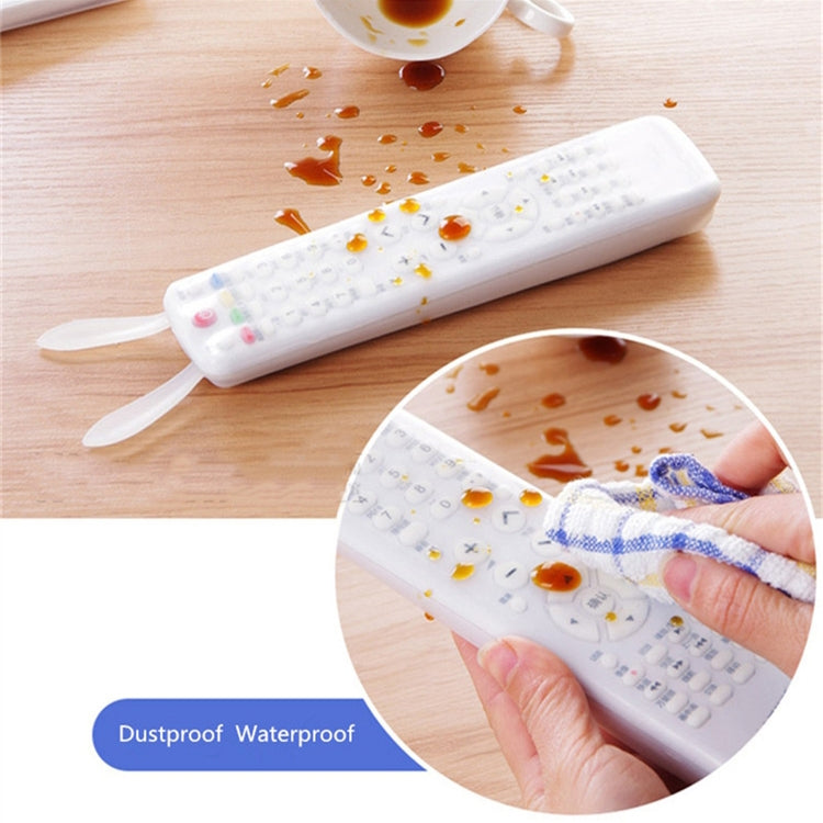 5 PCS Rabbit Design Long Air Conditioning / TV / Smart TV Box Remote Control Waterproof Dustproof Silicone Protective Cover, Size: 19.5*5*2cm, 19.5*5*2cm