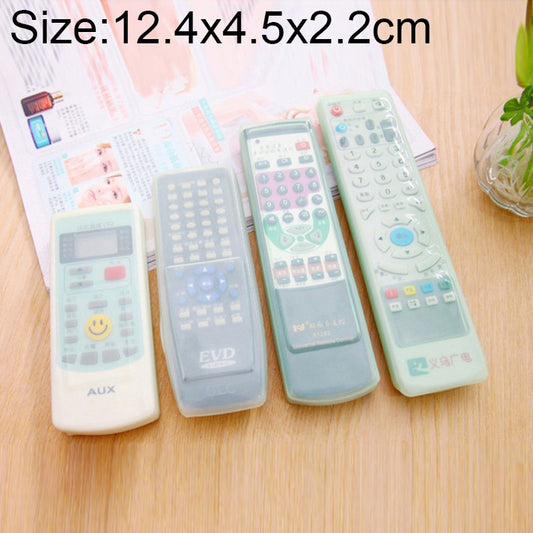 5 PCS Short Design Air Conditioning Remote Control Silicone Protective Cover, Size: 12.4*4.5*2.2cm, 12.4*4.5*2.2cm