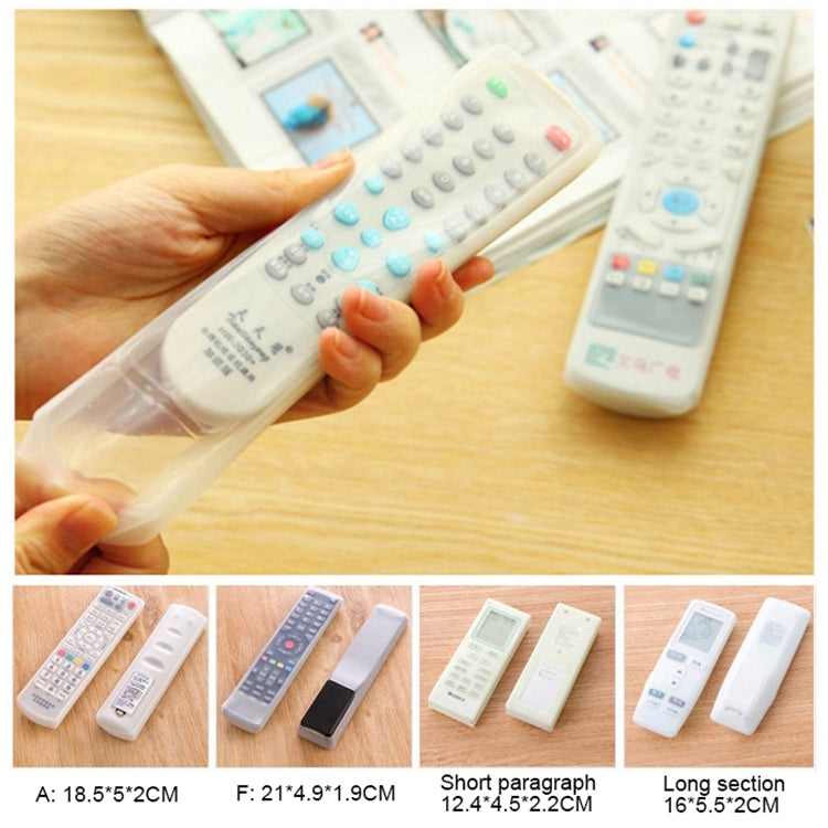 5 PCS Short Design Air Conditioning Remote Control Silicone Protective Cover, Size: 12.4*4.5*2.2cm, 12.4*4.5*2.2cm