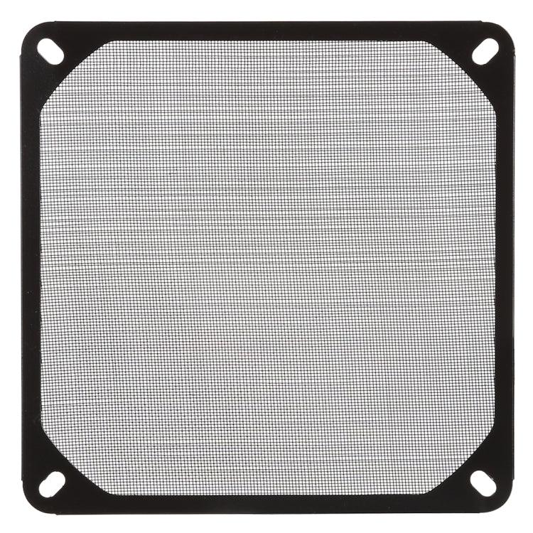 14cm Black Fan Dust Filter Computer Fan Aluminum Dustproof Cover, 14cm