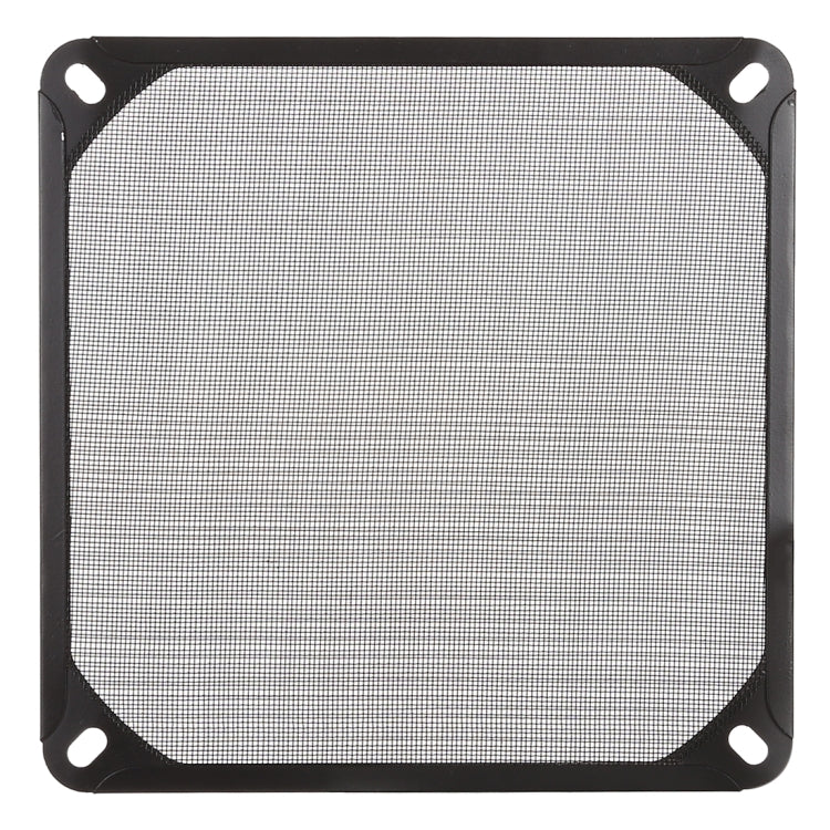 14cm Black Fan Dust Filter Computer Fan Aluminum Dustproof Cover, 14cm