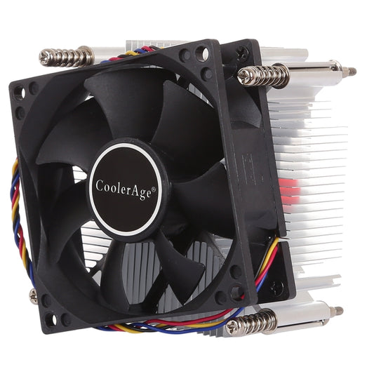 4Pin CPU Cooler Mute Silent Fan Heat Sink for Intel 1155 / 1151 / i3 / i5, Intel 1155 / 1151 / i3 / i5