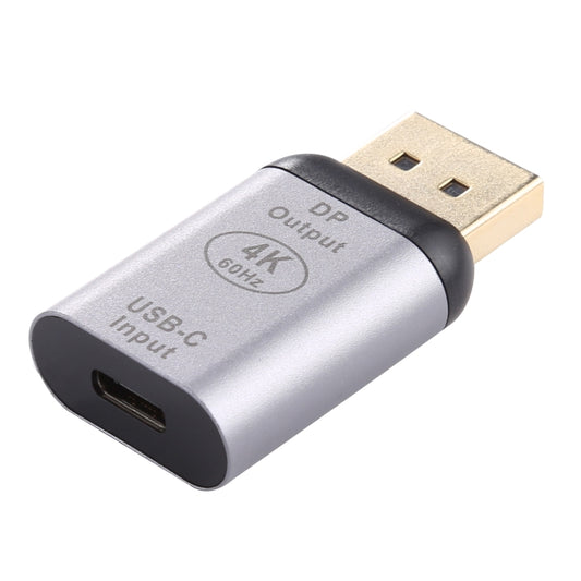 Type-C / USB-C Female to Big DP Male Aluminium Alloy Adapter, Type-C Female to Big DP Male