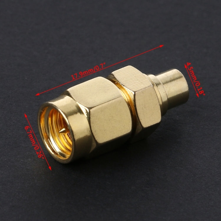 2 PCS SMA Male to MCX Female RF Coaxial Connector, SMA Male to MCX Female