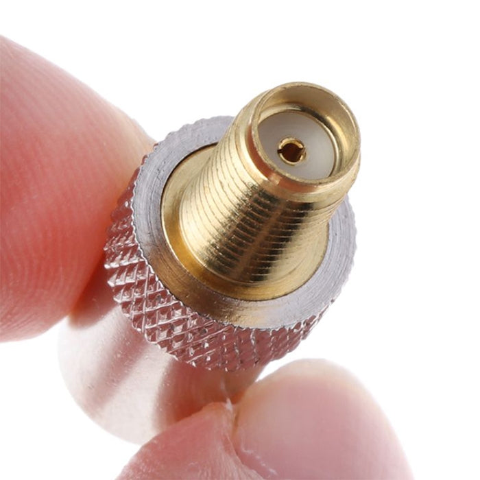 2 PCS SMA Female to TV IEC Male RF Connector, SMA Female to IEC Male