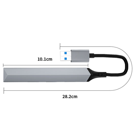 V253A Adaptateur HUB station d'accueil multifonction 5 en 1 USB vers USB, V253A