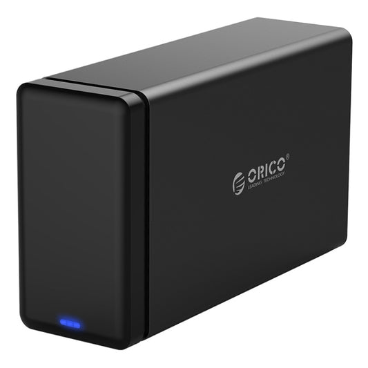 ORICO NS200-C3 2-bay USB-C / Type-C 3.1 to SATA External Hard Disk Box Storage Case Hard Drive Dock for 3.5 inch SATA HDD, Support UASP Protocol, USB 3.1 Type-C to SATA