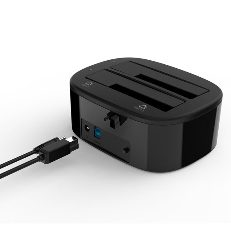 ORICO 6228US3 2.5 / 3.5 inch SATA HDD / SSD 2 Bay USB 3.0 Hard Drive Dock, 1 to 1 Clone 2 Bays without Copy