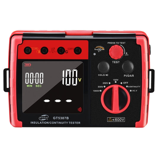 BENETECH GT5307B Professional LCD Digital Insulation Resistance Tester, GT5307B Insulation Resistance Tester