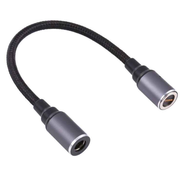 5.5 x 2.1mm Female to 8 Pin Magnetic DC Round Head Free Plug Charging Adapter Cable, 5.5 x 2.1mm to Magnetic Round Head