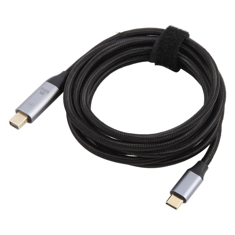 USB-C / Type-C Male to 4K 60Hz Mini DP Male Adapter Cable, Length: 1.8m, Mini DP Male