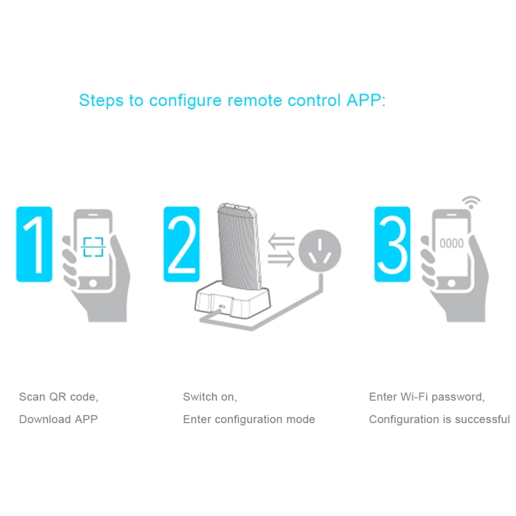 CHUNGHOP K-390EW WiFi Smart Universal Air Conditioner A/C Remote Control with Backlight & LED Light & Base, Support 2G / 3G / 4G / WiFi Network, EU Plug, PC6933, PC6933EU
