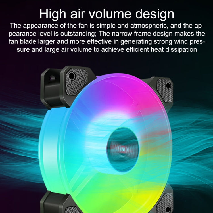 COOLMOON CM-JD1 Jade Ring RGB Case Cooler