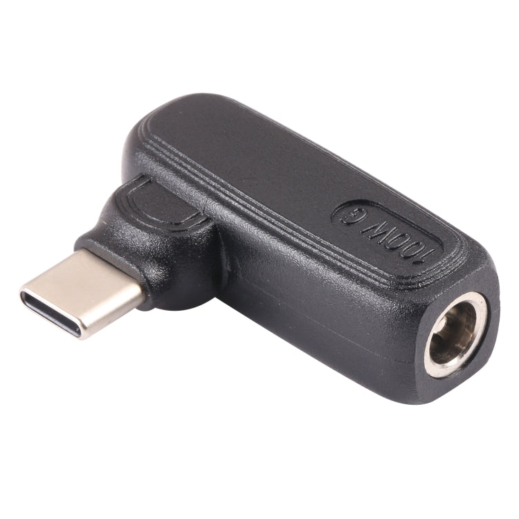 100W 5.5x2.5mm Female to USB-C/Type-C Male Plug Laptop Adapter Connector, 5.5x2.5mm