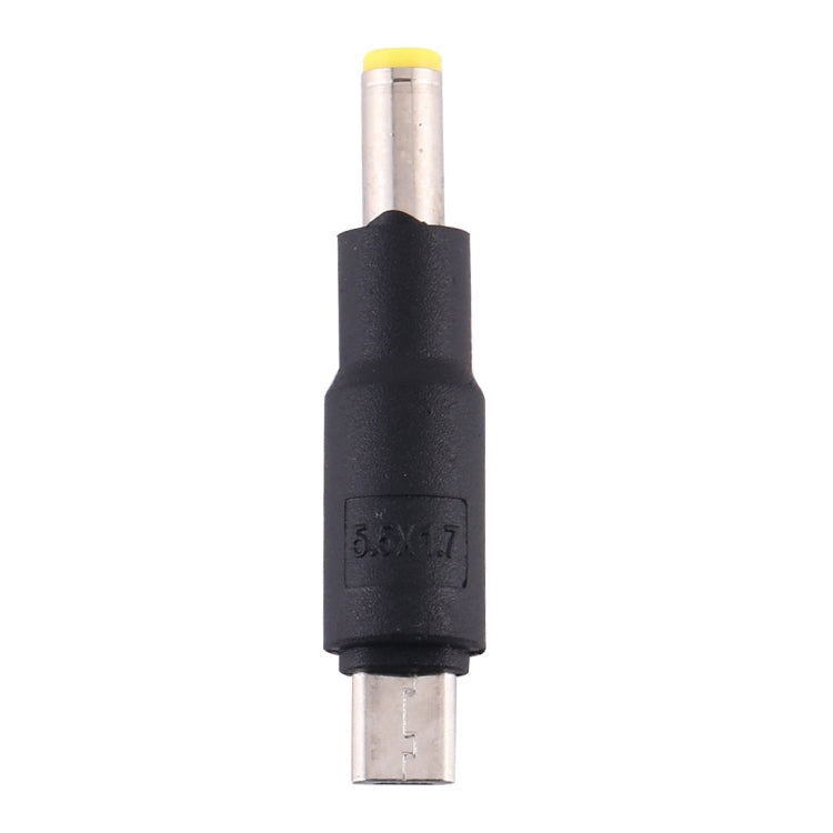 10 PCS 5.5 x 1.7mm to Micro USB DC Power Plug Connector, 5.5 x 1.7mm
