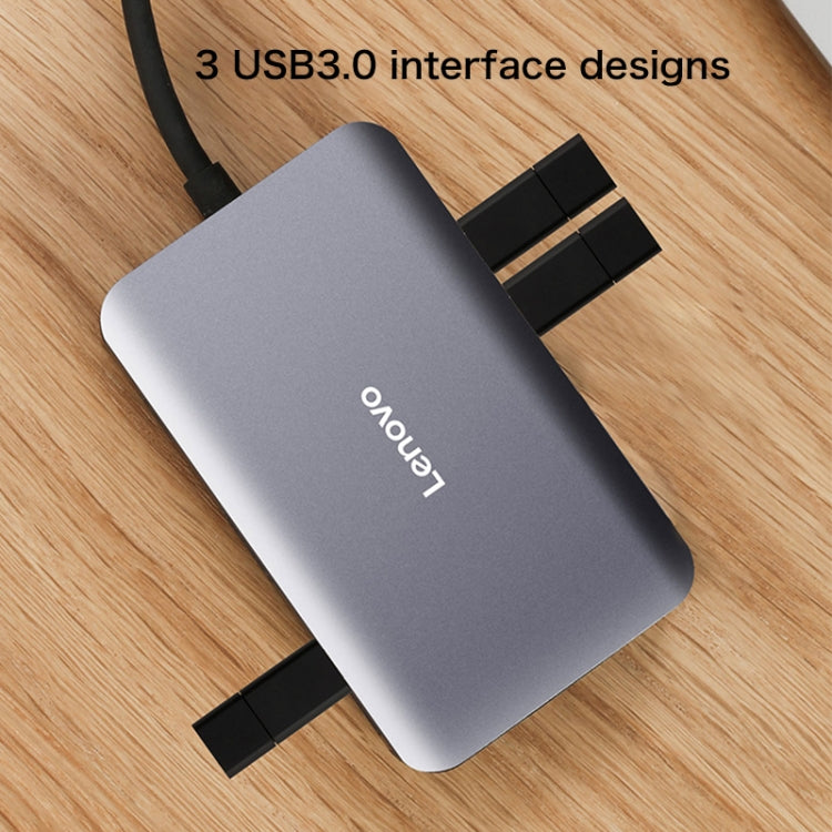 Lenovo F1-C08 8 In 1 Type-C / USB-C to HDMI Multi-function Converter Hub, F1-C08