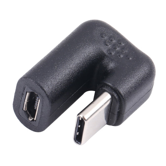 U-shaped USB-C / Type-C Male to Micro USB Female Adapter, Type-C to Micro USB
