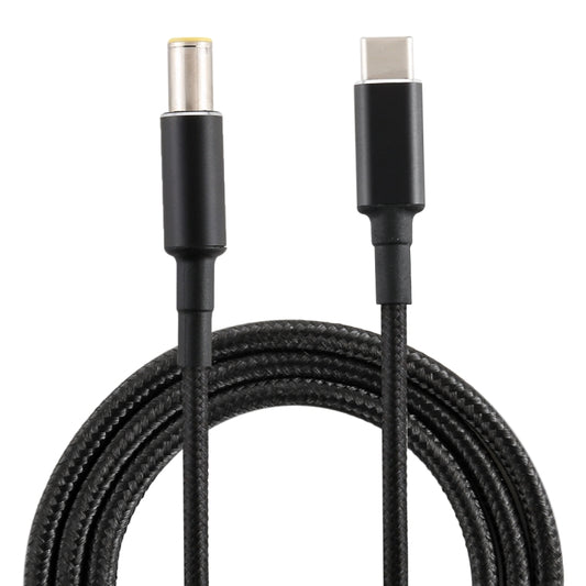PD 100W 7.9 x 5.0mm Male to USB-C / Type-C Male Nylon Weave Power Charge Cable, Cable Length: 1.7m, 7.9x5.0mm to Type-C