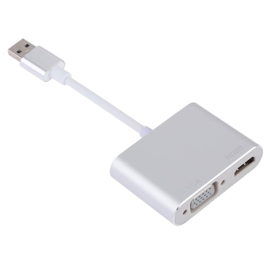 2 in 1 USB 3.0 to HDMI + VGA Adapter