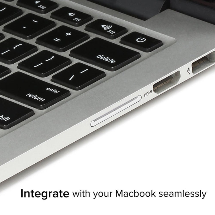 BASEQI Hidden Aluminum Alloy SD Card Case for Macbook Pro (Mid-2012) (not Retina) Laptops, For Macbook Pro Mid-2012 (not Retina)