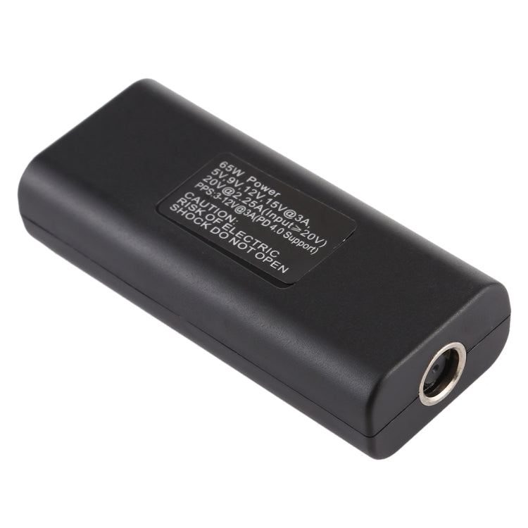 DC 7.4 x 0.6mm Power Jack Female to USB-C / Type-C Female Power Connector Adapter with 15cm USB-C / Type C Cable, 7.4x0.6mm