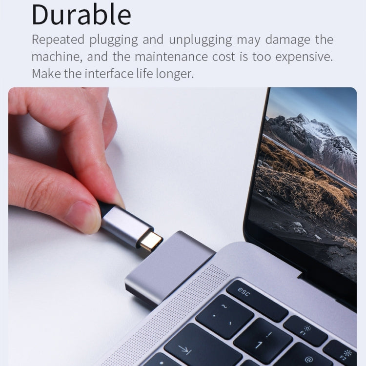USB Female + USB-C / Type-C Female to 2 x USB-C / Type-C Male Adapter, USB Female+Type-C Female to 2 x Type-C