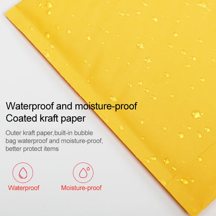 200pcs Kraft Paper Envelope Bag Express Bubble Bag Packaging Bag, Size: 19x28+4cm