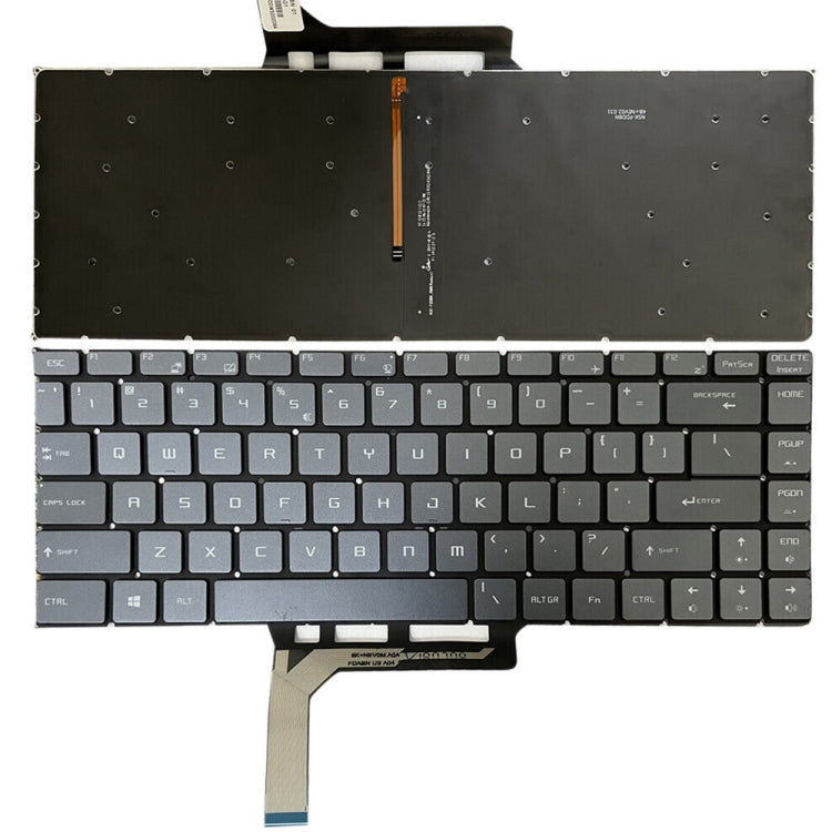 US Version Laptop Keyboard with Backlight for MSI GS65 / GS65VR / MS-16Q2 / Stealth 8SE /8SF / 8SG /Thin 8RE / Thin 8RF, For MSI GS65 / GS65VR(Red), For MSI GS65 / GS65VR(Silver), For MSI GS65 / GS65VR(Black), For MSI GS65 / GS65VR(Grey)