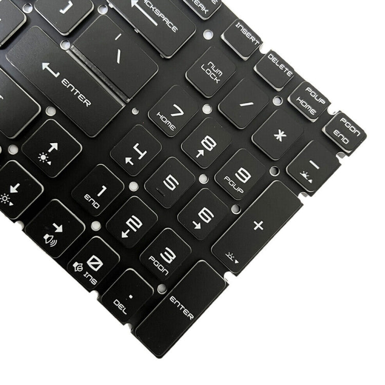 Clavier rétroéclairé coloré pour ordinateur portable MSI Steel GS60 / GS70 / GS72 / GT72 / GE62 / GE72 / GS73V, version américaine