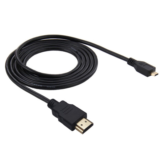 Câble vidéo HDMI 19 broches vers Micro HDMI PULUZ pour GoPro Hero11 Black / HERO10 Black / HERO9 Black /8 Black /7 /6 /5 /4 /3+ /3, Sony, LG, Panasonic, Canon, Nikon, Smartphones et appareils photo, Longueur: 1,5 m, Câble HDMI pour Gopro