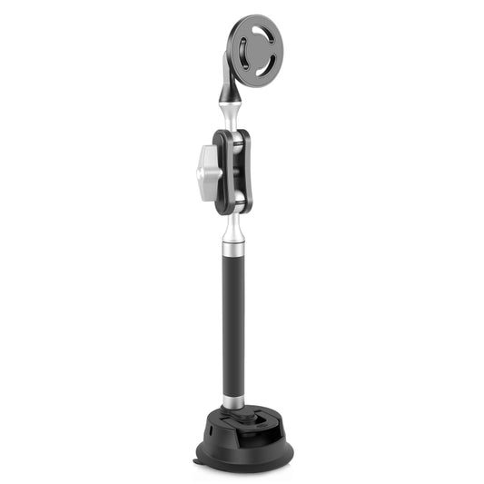 PULUZ Support de bras à ventouse pour voiture, support magnétique pour téléphone et tablette avec pince pour téléphone, bras à ventouse pour voiture