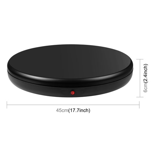 PULUZ 45cm Support d'affichage rotatif à vitesse réglable avec télécommande, Noir, Charge 100kg, 45cm Charge 100kg Noir Prise AU, 45cm Charge 100kg Noir Prise EU, 45cm Charge 100kg Noir Prise UK, 45cm Charge 100kg Noir Prise US