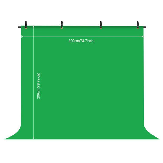 PULUZ Kit de support de fond en T 2x2m pour studio photo avec barres transversales et pinces, kit de support 2 x 2m