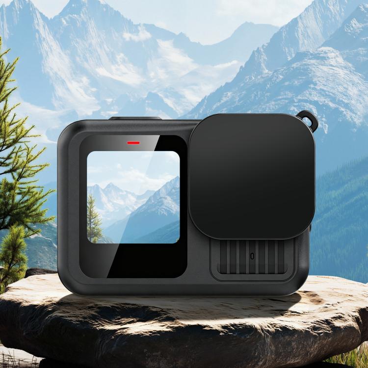 PULUZ pour GoPro HERO12 Black /11 Black /10 Black /9 Black Cache de protection d'objectif en caoutchouc TPU souple résistant aux rayures, pour objectif GoPro HERO12 Black