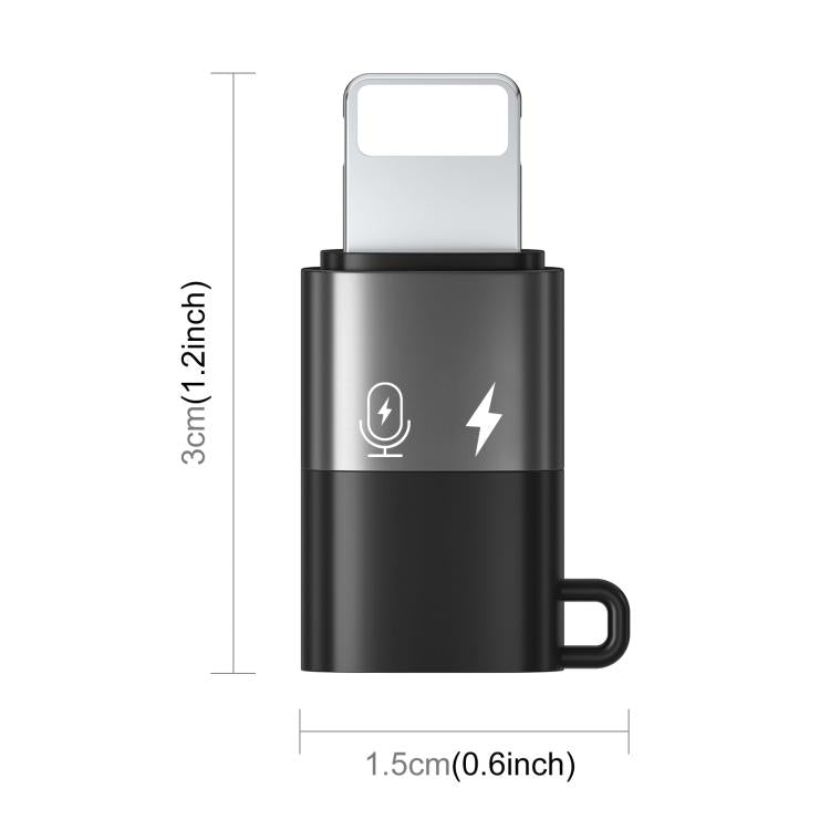 PULUZ 8 Pin to USB-C / Type-C PD OTG Adapter