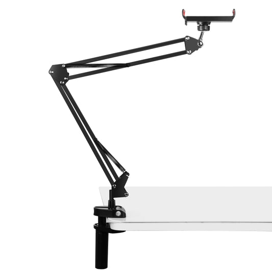 PULUZ Live Broadcast Desktop Articulating Arm Holder with Tablet Clamp