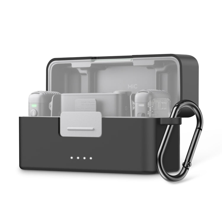 For DJI Mic 2 PULUZ Charging Case Silicone Scratch-proof Protective Cover