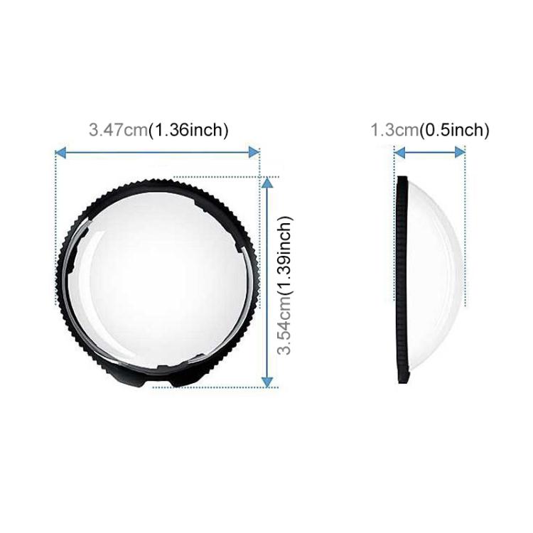 For Insta360 X5 PULUZ Rotation PC Lens Guard Protective Cover