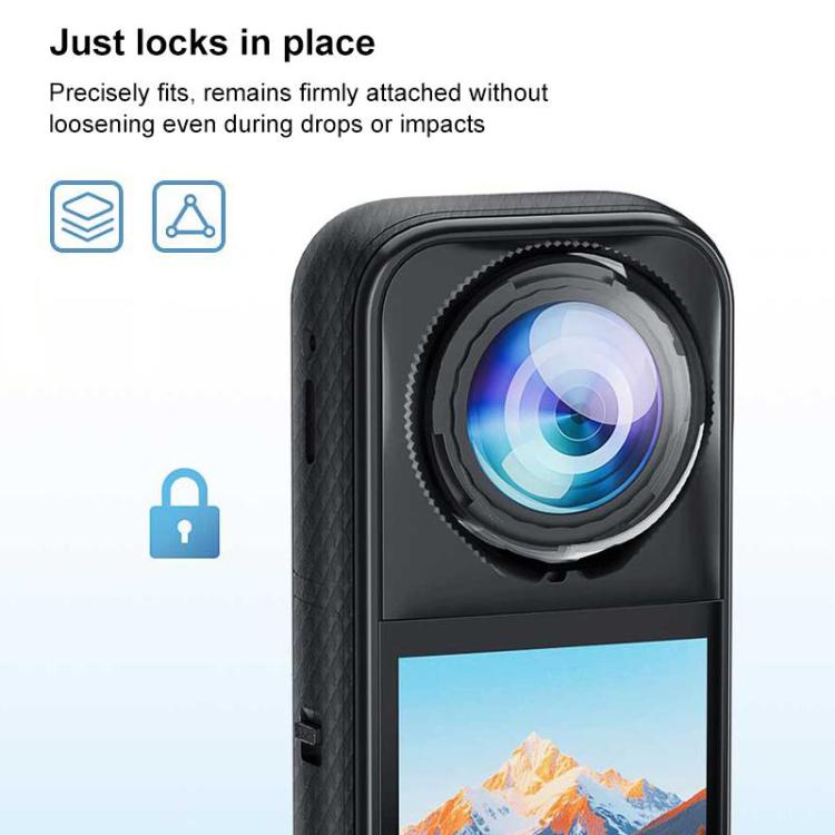 For Insta360 X5 PULUZ Rotation PC Lens Guard Protective Cover