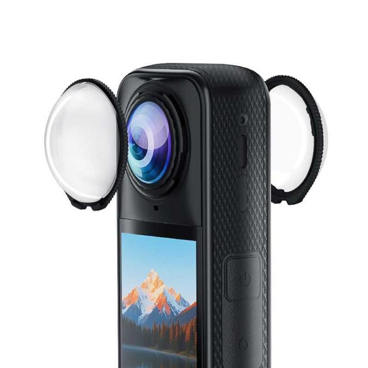 For Insta360 X5 PULUZ Rotation PC Lens Guard Protective Cover