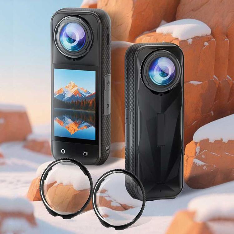 For Insta360 X5 PULUZ Rotation PC Lens Guard Protective Cover