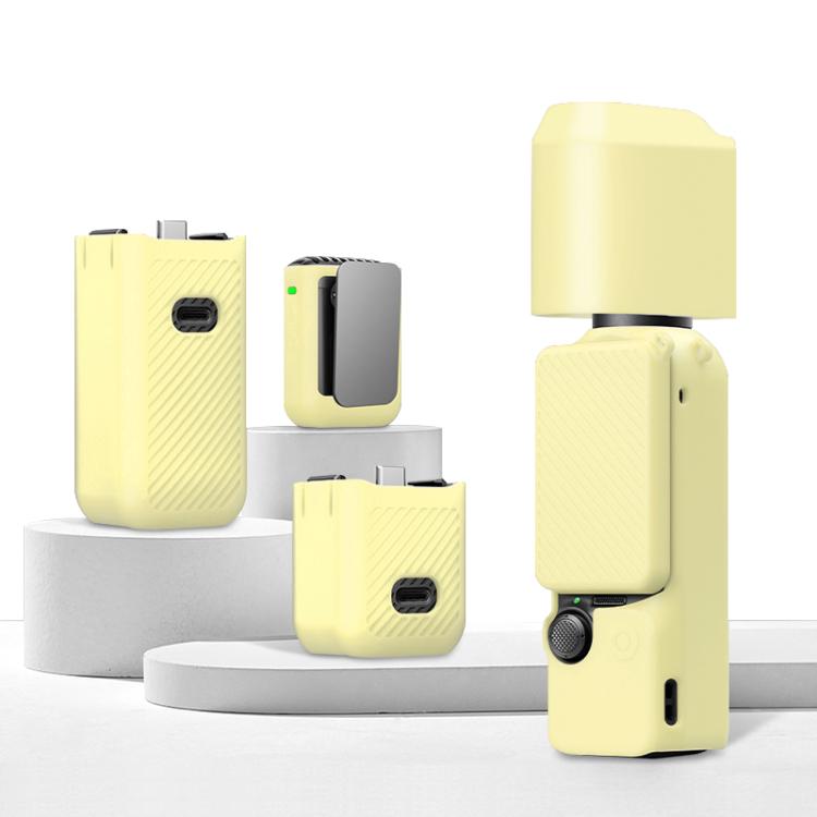 Pour DJI OSMO Pocket 3 PULUZ 6 en 1 Cache en silicone TPU pour objectif, poignée et écran