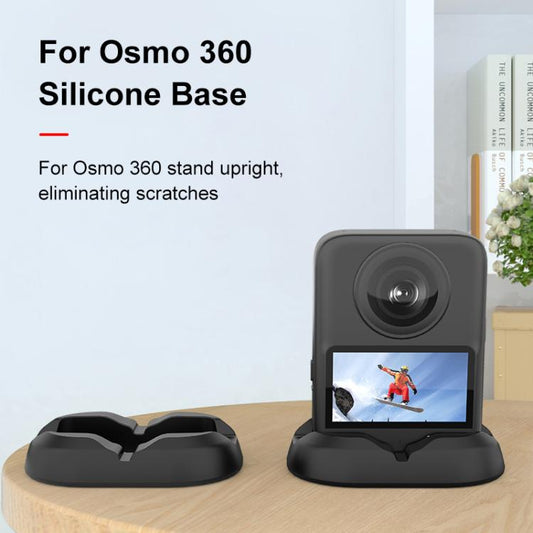 For DJI Osmo 360 PULUZ Silicone Base Stand, Desktop Silicone Base
