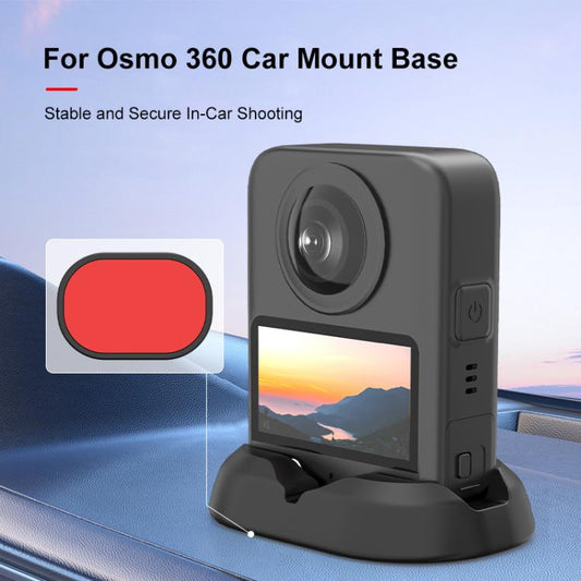 For DJI Osmo 360 PULUZ Car Silicone Base Stand, Car Silicone Base